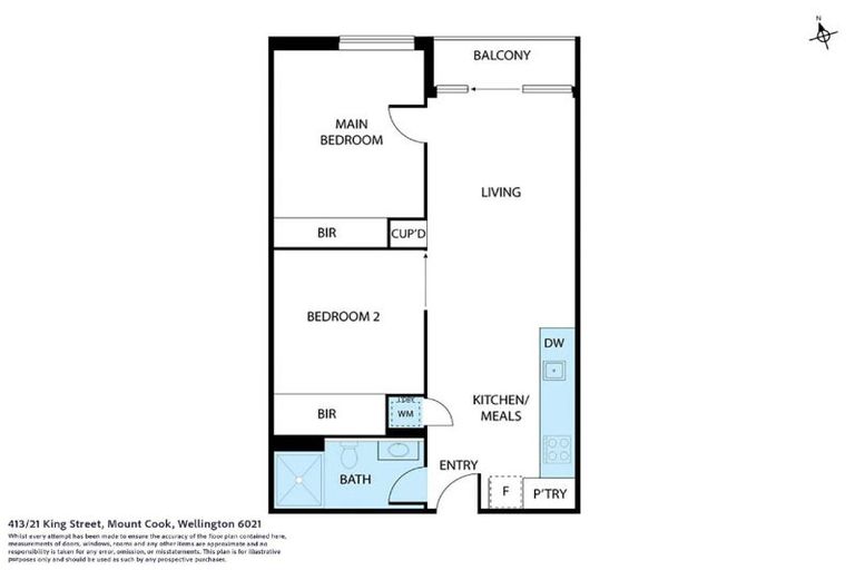 Photo of property in 413/21u King Street, Mount Cook, Wellington, 6021