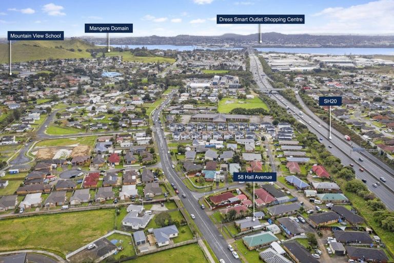 Photo of property in 58 Hall Avenue, Mangere, Auckland, 2022