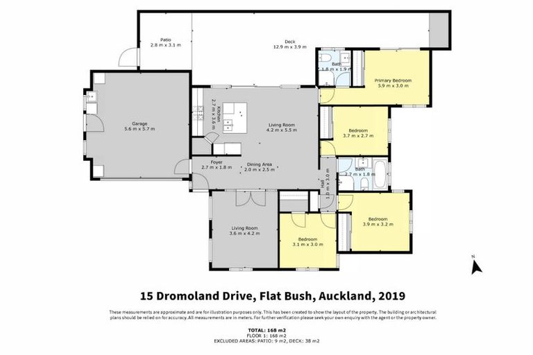 Photo of property in 15 Dromoland Drive, Flat Bush, Auckland, 2019