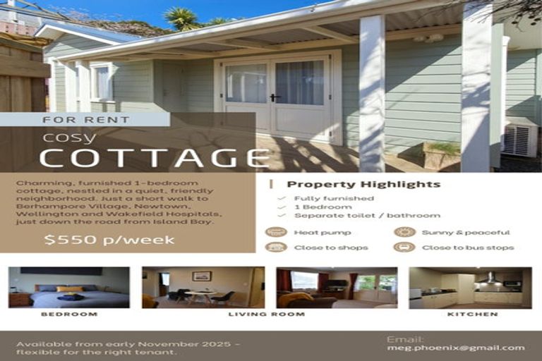 Photo of property in 6 Glendavar Street, Berhampore, Wellington, 6023