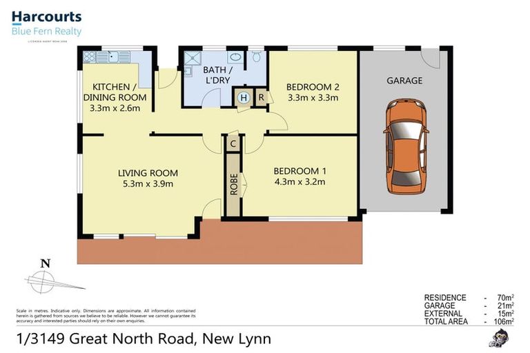 Photo of property in 1/3149 Great North Road, New Lynn, Auckland, 0600