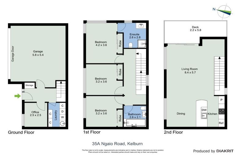 Photo of property in 35a Ngaio Road, Kelburn, Wellington, 6012