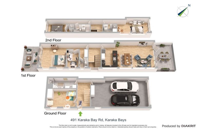 Photo of property in 491 Karaka Bay Road, Karaka Bays, Wellington, 6022