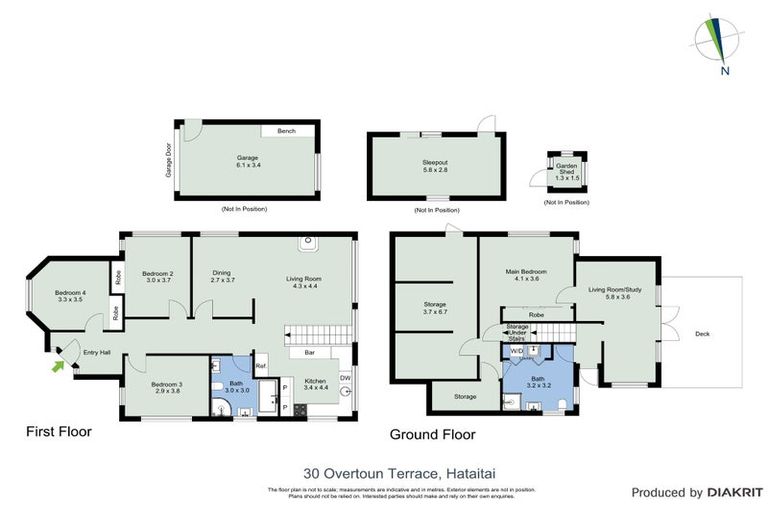 Photo of property in 30 Overtoun Terrace, Hataitai, Wellington, 6021