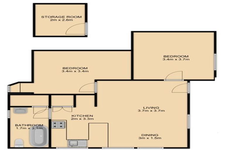 Photo of property in 2/44 Ribble Street, Island Bay, Wellington, 6023