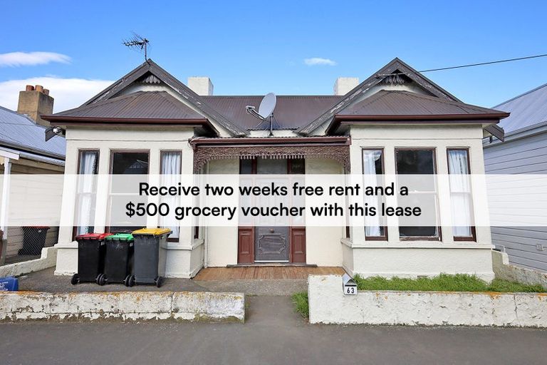 Photo of property in 63 Arthur Street, Dunedin Central, Dunedin, 9016