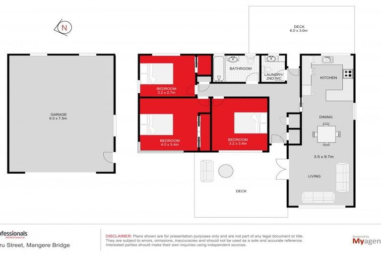 Photo of property in 19 Koru Street, Mangere Bridge, Auckland, 2022