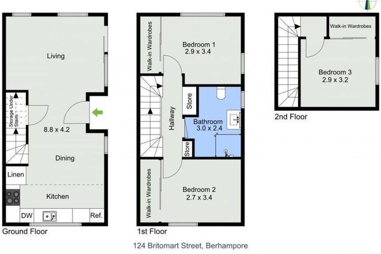 Photo of property in 11/124u Britomart Street, Berhampore, Wellington, 6023