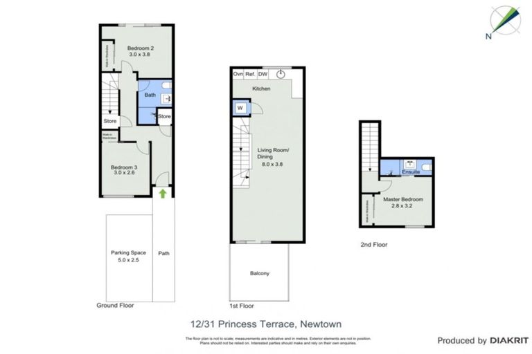 Photo of property in 12/31u Princess Terrace, Newtown, Wellington, 6021