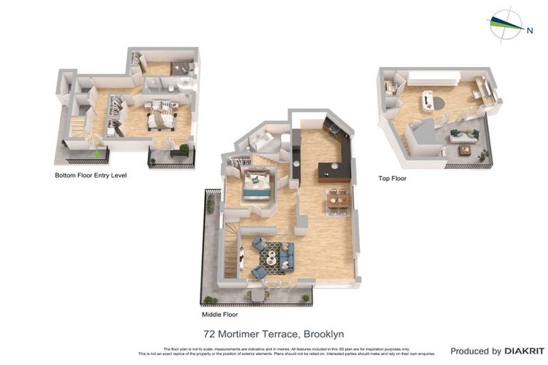 Photo of property in 72 Mortimer Terrace, Brooklyn, Wellington, 6021