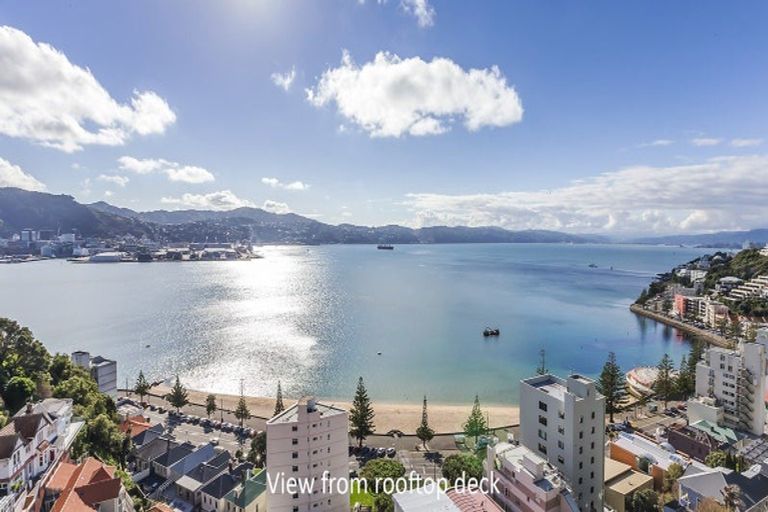 Photo of property in Jerningham Apartments, 20 Oriental Terrace, Oriental Bay, Wellington, 6011
