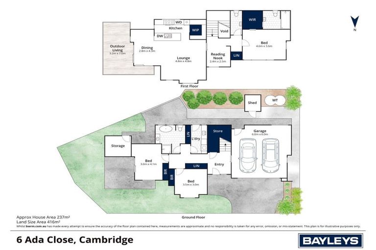 Photo of property in 6 Ada Close, Cambridge, 3434