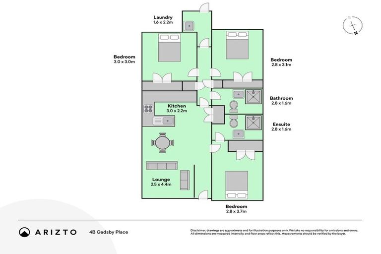 Photo of property in 4b Gadsby Place, Hamilton East, Hamilton, 3216