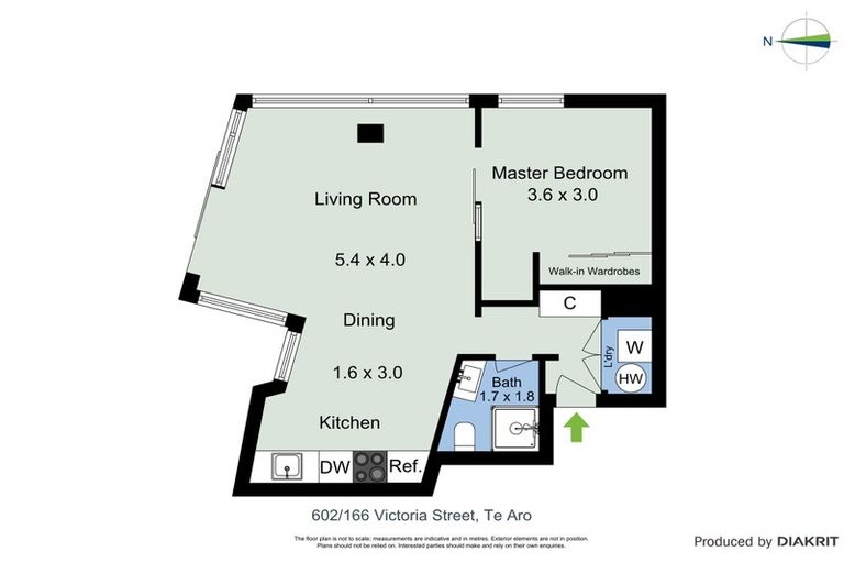 Photo of property in Vsp South, 602/166u Victoria Street, Te Aro, Wellington, 6011