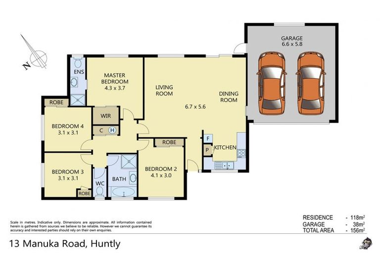 Photo of property in 13 Manuka Road, Huntly, 3700