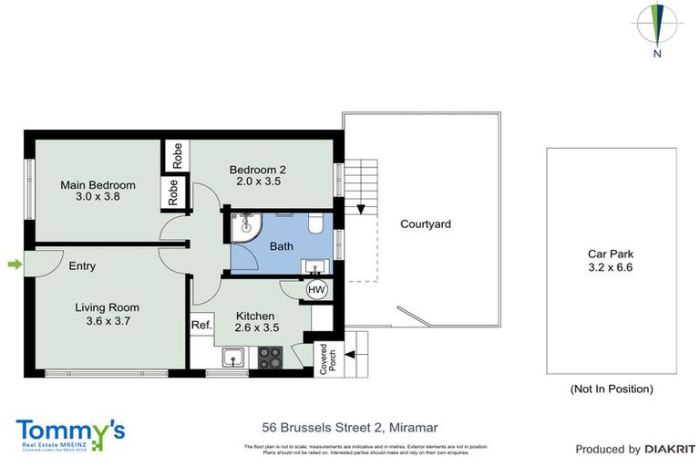 Photo of property in 2/56 Brussels Street, Miramar, Wellington, 6022