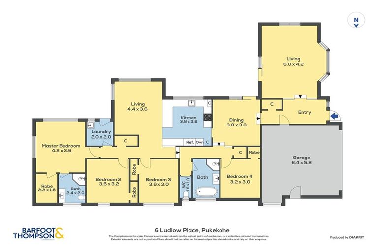 Photo of property in 6 Ludlow Place, Pukekohe, 2120