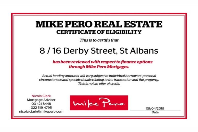 Photo of property in 8/16 Derby Street, St Albans, Christchurch, 8014
