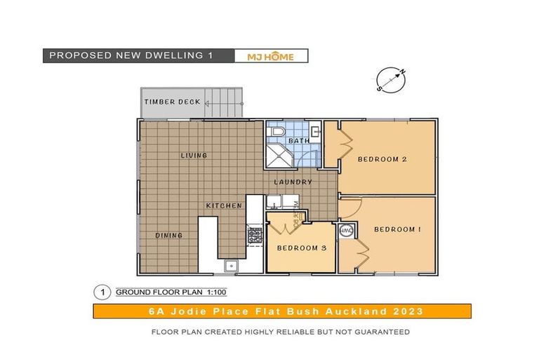 Photo of property in 6 Jodie Place, Flat Bush, Auckland, 2023