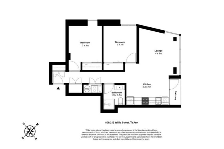 Photo of property in 806/212 Willis Street, Te Aro, Wellington, 6011