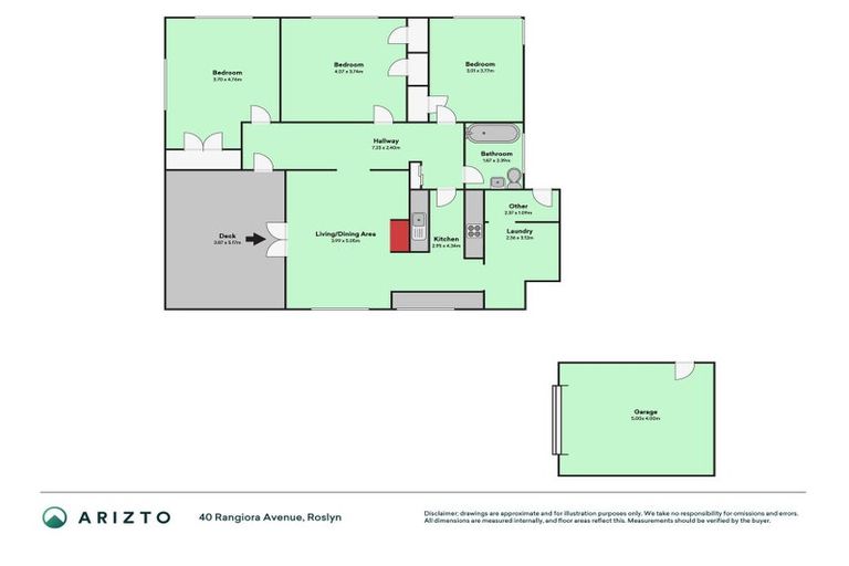 Photo of property in 40 Rangiora Avenue, Roslyn, Palmerston North, 4414