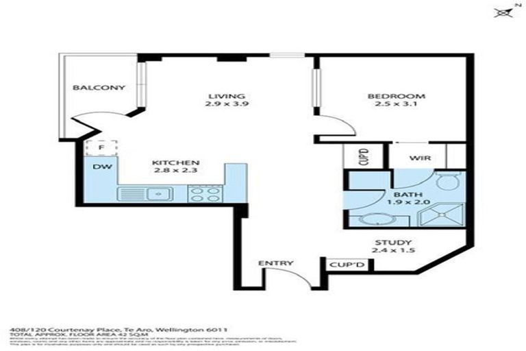 Photo of property in Courtenay Apartments, 408/120u Courtenay Place, Te Aro, Wellington, 6011