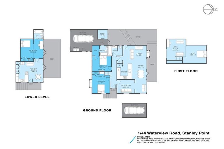 Photo of property in 44b Waterview Road, Stanley Point, Auckland, 0624