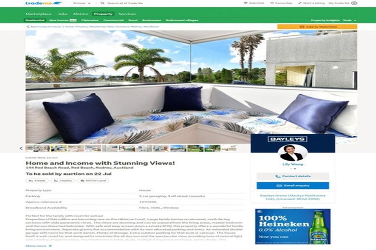 Photo of property in 144 Red Beach Road, Red Beach, 0932