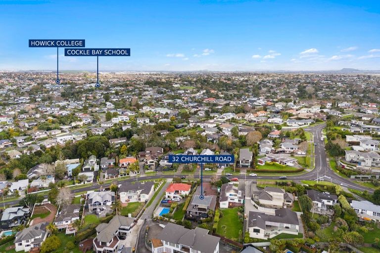 Photo of property in 32 Churchill Road, Cockle Bay, Auckland, 2014
