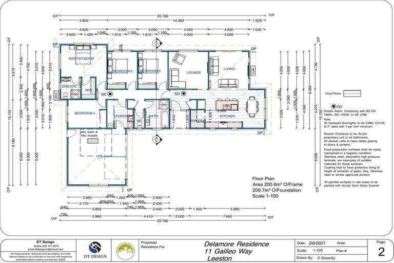 Photo of property in 11 Galileo Way, Leeston, 7632