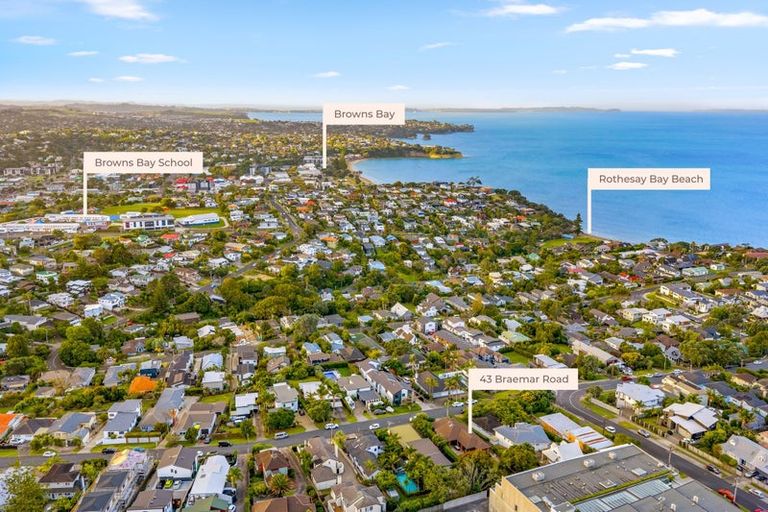 Photo of property in 43 Braemar Road, Rothesay Bay, Auckland, 0630