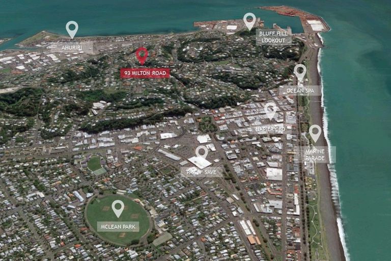 Photo of property in 93 Milton Road, Bluff Hill, Napier, 4110