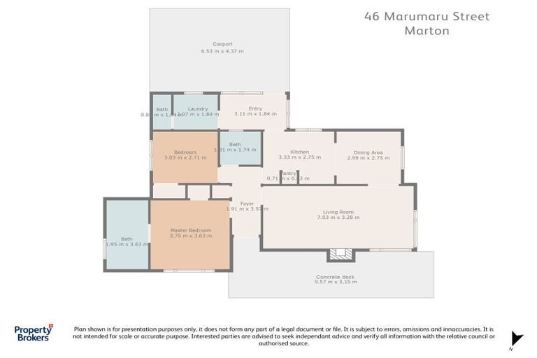 Photo of property in 46 Marumaru Street, Marton, 4710