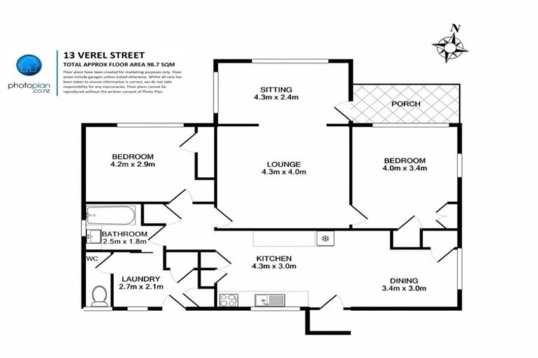 Photo of property in 13 Verel Street, Fairfield, Hamilton, 3214