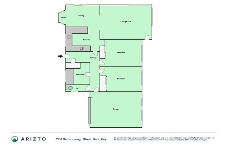Photo of property in 2/63 Gainsborough Street, Hoon Hay, Christchurch, 8025