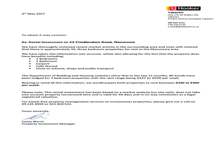 Photo of property in 42 Friedlanders Road, Manurewa, Auckland, 2102