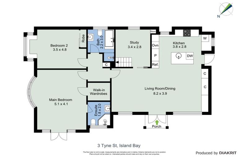Photo of property in 3 Tyne Street, Island Bay, Wellington, 6023
