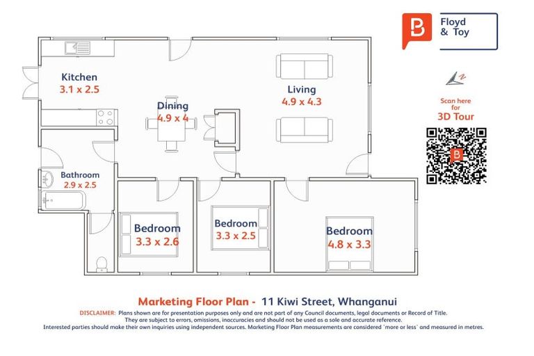 Photo of property in 11 Kiwi Street, Whanganui East, Whanganui, 4500