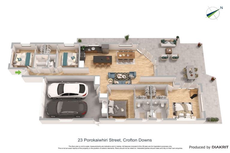 Photo of property in 23 Porokaiwhiri Street, Crofton Downs, Wellington, 6035