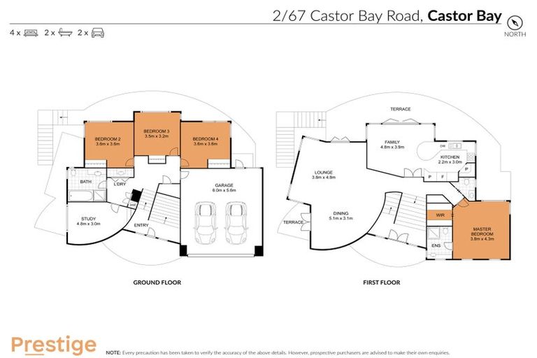 Photo of property in 2/67 Castor Bay Road, Castor Bay, Auckland, 0620