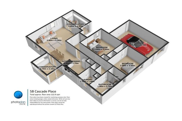 Photo of property in 5b Cascade Place, Chartwell, Hamilton, 3210