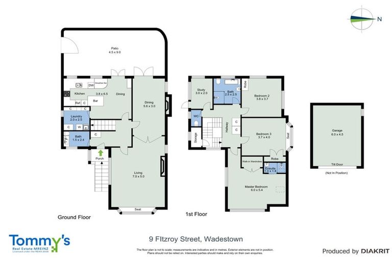 Photo of property in 9 Fitzroy Street, Wadestown, Wellington, 6012