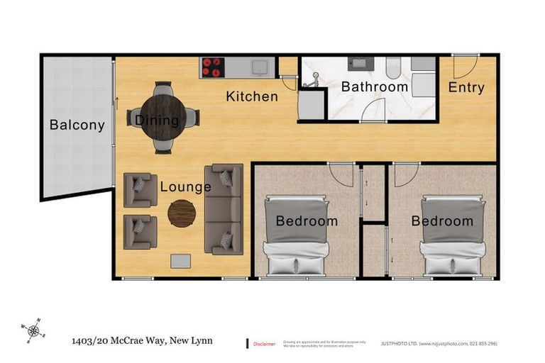 Photo of property in 1403/20 Mccrae Way, New Lynn, Auckland, 0600