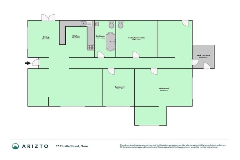 Photo of property in 17 Thistle Street, Gore, 9710