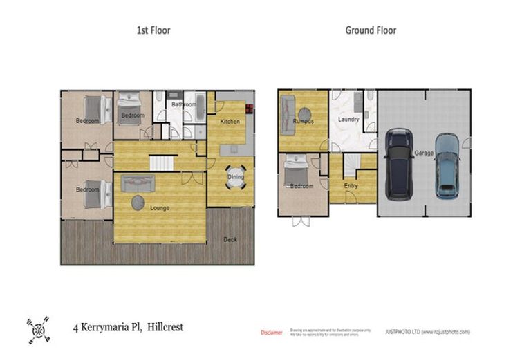 Photo of property in 4 Kerrymaria Place, Hillcrest, Auckland, 0627