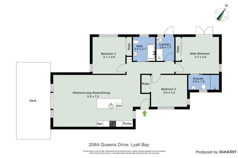 Photo of property in 208a Queens Drive, Lyall Bay, Wellington, 6022