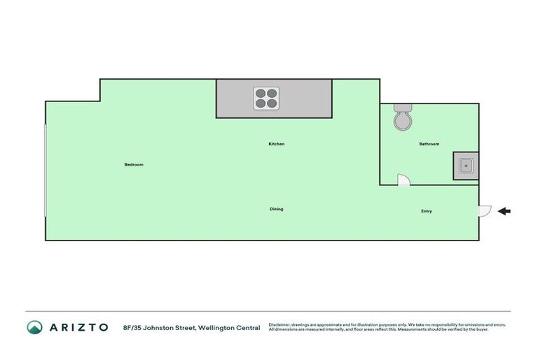 Photo of property in Quest On Johnston, 8/35f Johnston Street, Wellington Central, Wellington, 6011