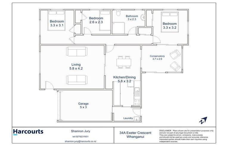 Photo of property in 34 Exeter Crescent, Springvale, Whanganui, 4501