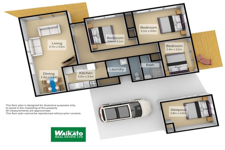 Photo of property in 3 Gadsby Place, Hamilton East, Hamilton, 3216