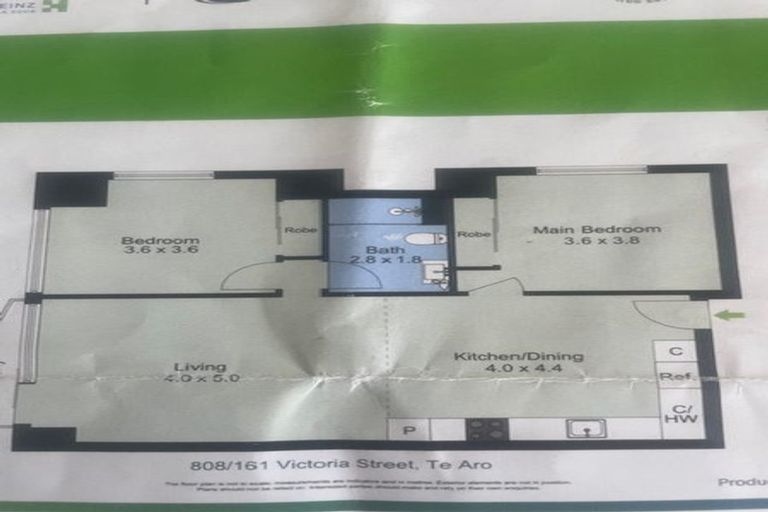 Photo of property in Victoria Lane Apartments, 808/161 Victoria Street, Te Aro, Wellington, 6011